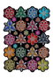 Conceptum Alfombra Tejida con Impresión Digital 3D 60 x 100 cm Multicolor